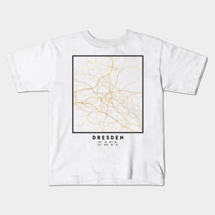 DRESDEN GERMANY CITY STREET MAP ART Kids T-Shirt